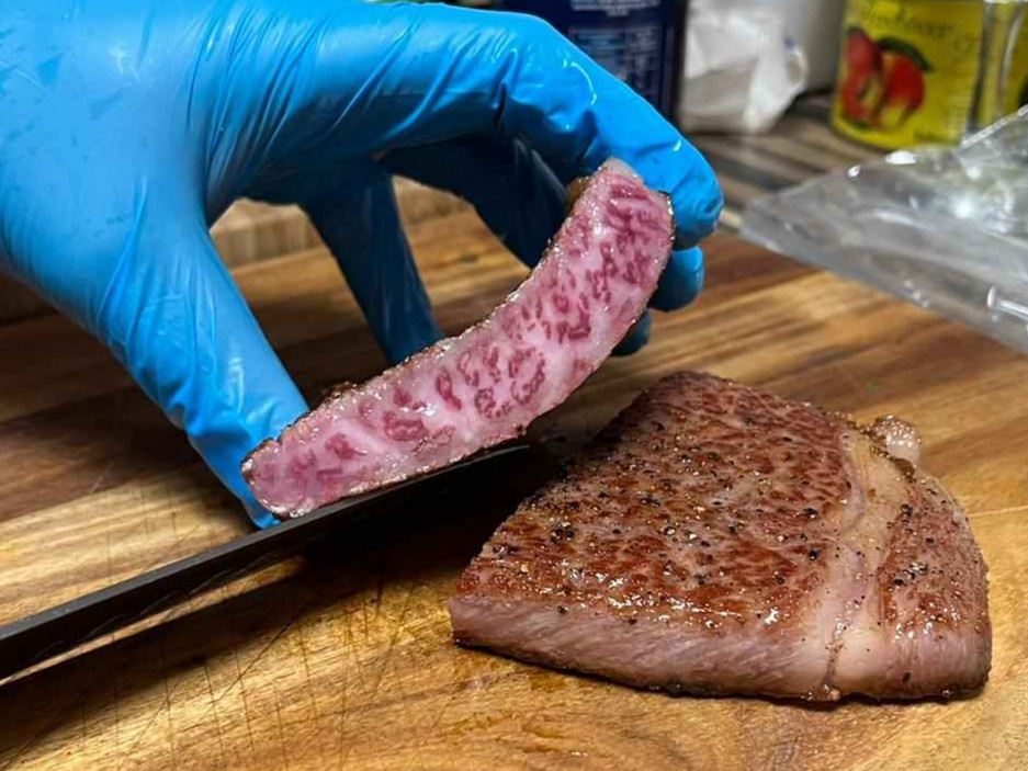 Japanse A5 Wagyu ribeye steak. Het duurste vlees ter wereld