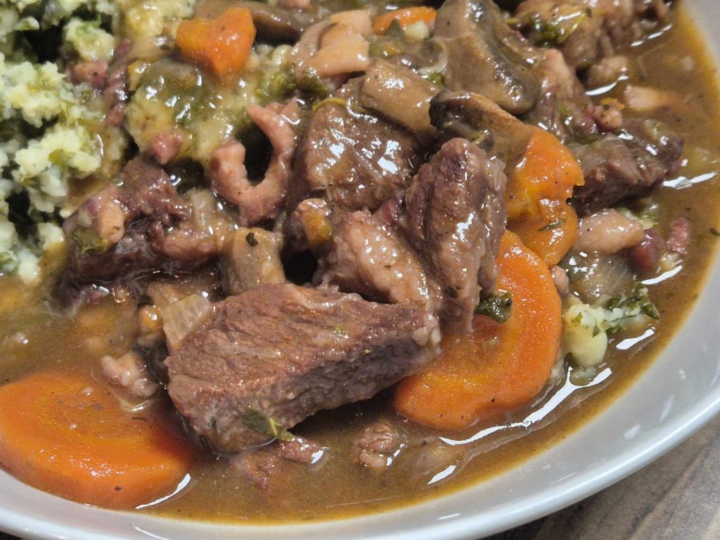 Klassieke en authentieke Boeuf Bourguignon